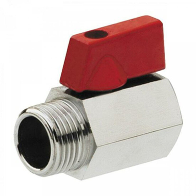 Valvul sferike MT MINI BALL VALVE MF PN16 4110-015, metalike, e vogël e kompakte