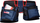 Kути за алат Haushalt Toolbox Belt Splicer, компактна, пластична, црна