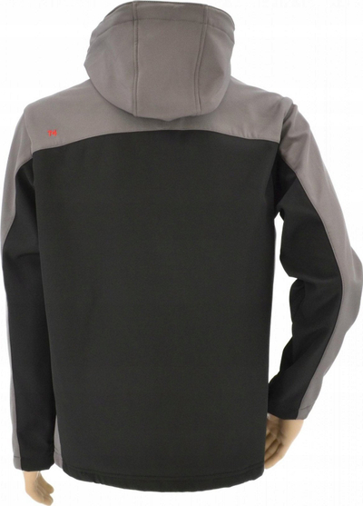Xhaketë gocash Awtools Softshell Hoodie T4, me kapuç, masa S, gri me të zezë