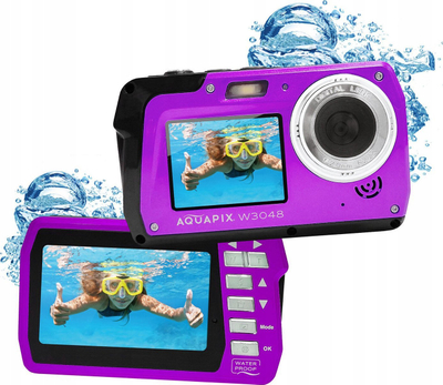 Kamerë nën ujë Easypix Aquapix W3048-V, 13MP, video 4K, e verdhë