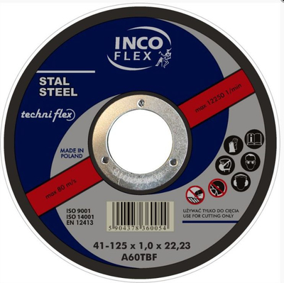 Disk brusimi Techniflex T27 CONVEX, 230mm, 8mm, 22mm