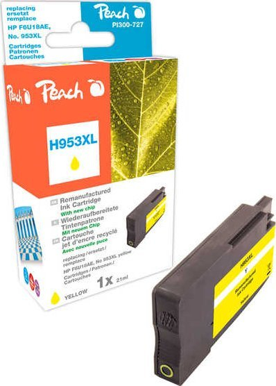 Kartutç boje Peach H953XL, për HP 953XL, e verdhë