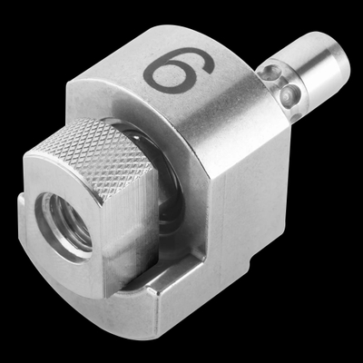 Adapter ekscentrik Flex PXE DT-XF, 6mm, për poliruese PXE 80, metalik argjendtë