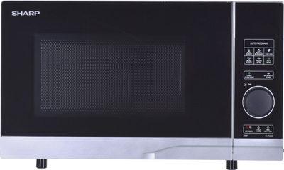 Микробранова печка Sharp YC-PS204AE-S, 20L, 800W, сребрена