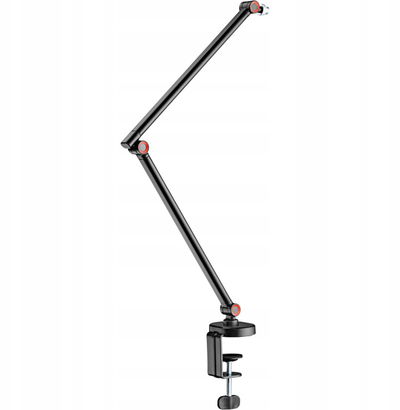 Tripod tavoline për mikrofon Mozos SB44, metal, për gaming, i zi