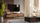 Kabinet TV Cama Meble Cortina 4D, 200x40x55 cm, i zi me ngjyrë walnut