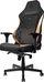 Karrige gaming noblechairs HERO Dignitas Edition, lëkurë sintetike, mbajtëse mesi, e zezë me ari