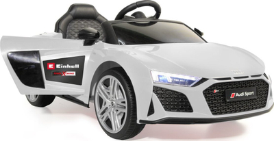 Makine elektrike lodër Jamara Audi R8 Spyder, 18V, Einhell Starter Kit, e bardhë