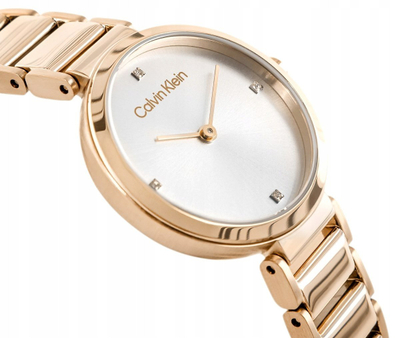 Orë dore Calvin Klein Ladies Minimalistic T Bar 25200140, për gra, e argjendtë