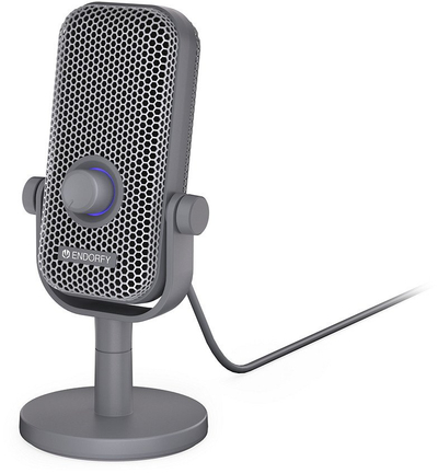 Mikrofon studio Endorfy Solum Voice S, USB, kardioid, i bardhë Onyx