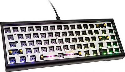 Механичка тастатура Ducky ProjectD Tinker 65, hotswap, barebone SF, црна