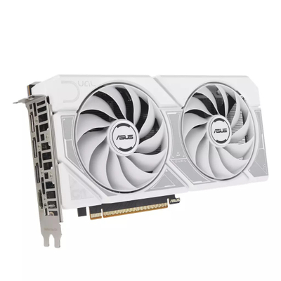 Karta grafike ASUS Dual GeForce RTX 5060, 8GB GDDR7, White Edition, e bardhë