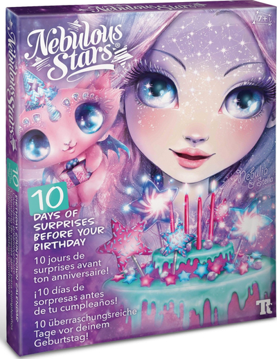 Kalendar adventi Nebulous Stars Birthday, 24 ditë, set për punime kreative, shumëngjyrësh