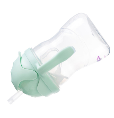 Gotë me pipë b.box, 240 ml, me doreza, rozë malinë