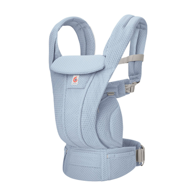Mbajtëse bebe Ergobaby Omni Deluxe Mesh, ergonomike, SoftFlex Mesh, blu Serene