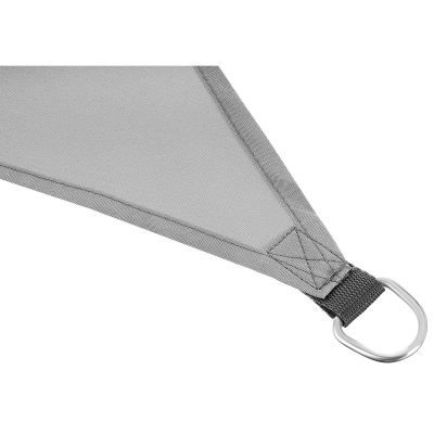 Çadër dielli Saska Garden, trekëndshe 3x3x2 m, poliester, gri