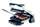 Grill elektrik Tefal OptiGrill+ GC712D, sipërfaqe jo ngjitëse, inox, gri