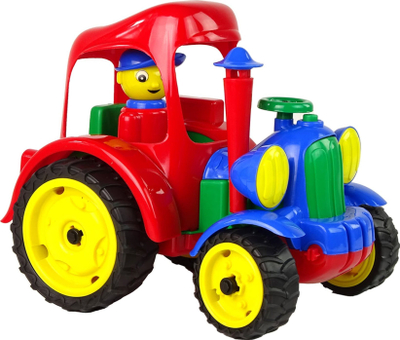 Lodër traktor Hemar MIX Family, me goma gome, shumëngjyrësh
