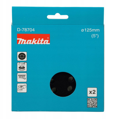 Disk mbrojtës për rrafshues orbitale Makita D-78704, 125mm, set 2 copë