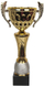 Trofe Tryumf Trophy W1888, kupë për zbukurim, bazë e fortë, ngjyrë ari