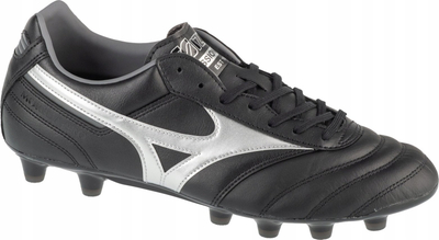Këpucë futbolli Mizuno Morelia II Pro FG M P1GA241303, për bar natyral, për burra, të zeza