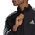 Trening Adidas M 3S WV TT TS për burra, poliester, i zi