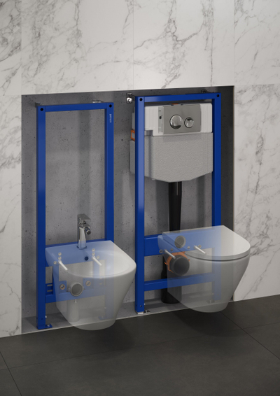 Kornizë e fshehtë WC Cersanit Aqua 2.0 K97-525, mekanike, për mur të thatë