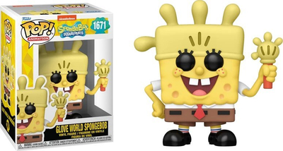 Figurinë Funko Pop SpongeBob Glove World, 25-vjetor, vinil 10 cm, e verdhë