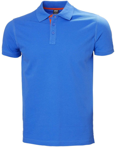 Bluzë polo Helly Hansen Oxford 79025, pambuk, Racer Blue