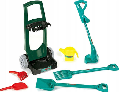 Set loje për kopsht Klein Bosch 2751, me karrocë, aksesorë për gjithanshëm, shumëngjyrësh