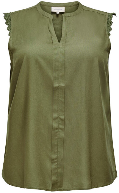Bluzë ONLY CARMAKOMA CARCARMA 15187018, e gjelbër 5XL mOC0057-5XL