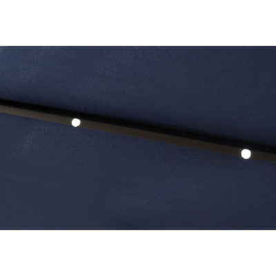 Çadër kopshti Saska Garden, 300 cm, ndriçim LED, blu navy