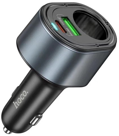 Karikues veture Hoco Z56, 35W, 3A, 2 porta USB, me extender, i zi