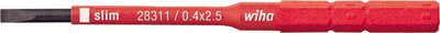 Kaçavidë Wiha slimBit, 2.5mmx75mm, e kuqe