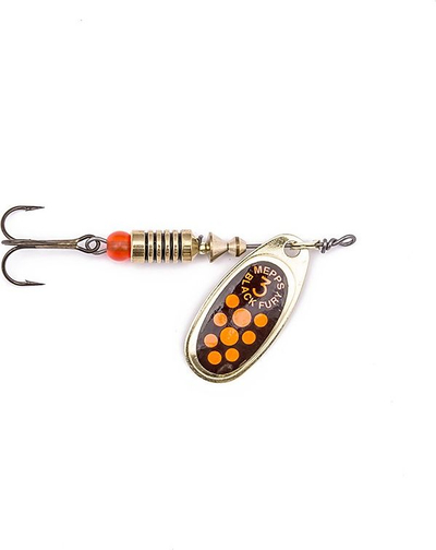 Grep për peshkim Mepps Spinner, 2 / 4.5g, i artë/portokalltë