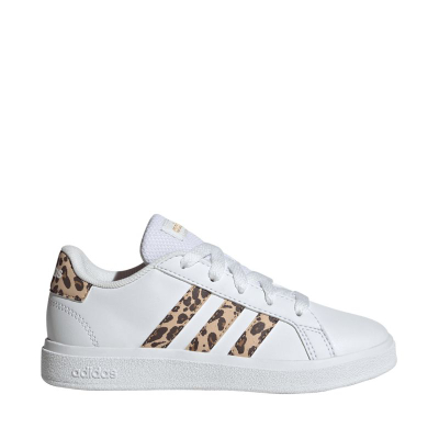 Atlete për kalamaj Adidas Grand Court 2.0, sportive, me lidhëse, të bardha