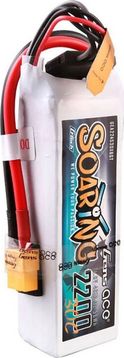 Bateri LiPo Gens Ace GEA224S30X6GT, 14.8V, 2200mAh, me lidhës XT60