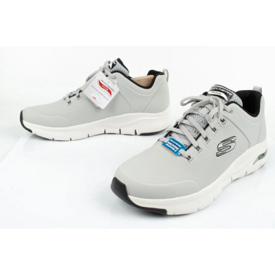 Atlete Skechers Arch Fit Titan, me mbështetje te harku, rrjetë e ajrosme, gri
