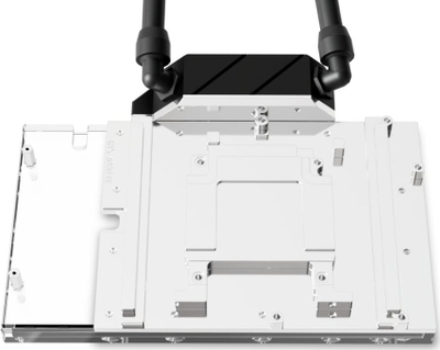 Ftohës uji AIO Alphacool Eiswolf 2, 360mm, për RTX 4080 FE, me backplate, i zi