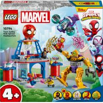 Lodër ndërtimi LEGO Team Spidey Web Spinner Headquarters 10794, set ndërtimi për fëmijë, shumëngjyrësh