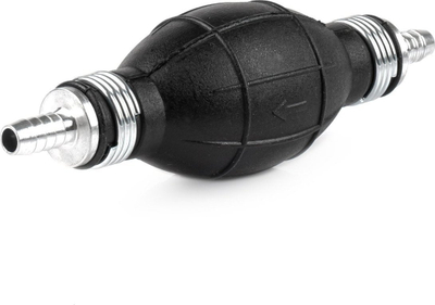 Pompe manuale karburanti universale, llambë gome, dalje 10 mm, e zezë