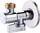 Valvul këndore Duro Smart, 1/2"x1/2", filtër kundër gëlqeres, krom