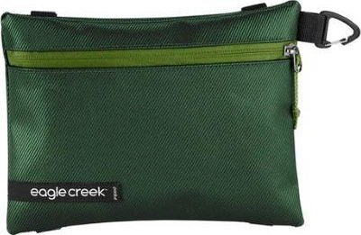 Çantë organizuese Eagle Creek Pack It Gear Pouch, rezistente ndaj ujit, me karabinë, jeshile
