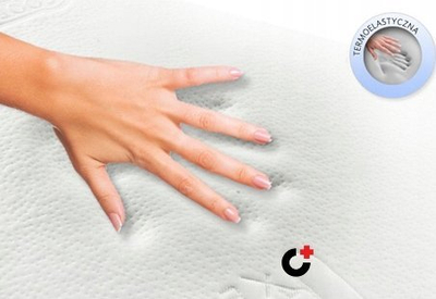 Jastëk ortopedik QMED Slim Pillow, memory foam, ergonomik, ngjyrë krem