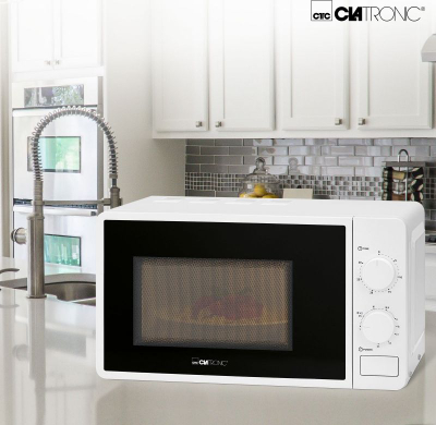 Furrë me mikrovalë CLATRONIC MWG 792, 20L, grill 700W 800W, e bardhë