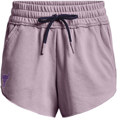 Шорц за жени Under Armour PR Terry LD23, мек терен, еластичен појас, виолетов