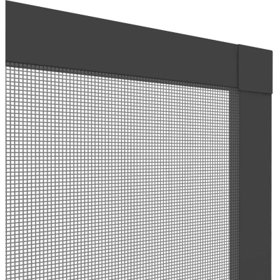 Rrjetë kunder mushkonjave Easy Life EasyLINE, alumin, deri 130 x 150 cm, e zezë