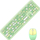 Set tastierë dhe maus wireless Mofii 666, 112 taste, 2.4 GHz, jeshile pastel