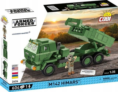 Set ndërtimi COBI Armed Forces M142 HIMARS, shkalla 1:35, 20.5 cm, shumëngjyrësh
