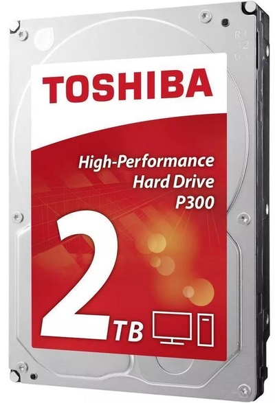 Disk Toshiba P300, 3.5\", 2TB, SATA III, ngjyrë argjendi